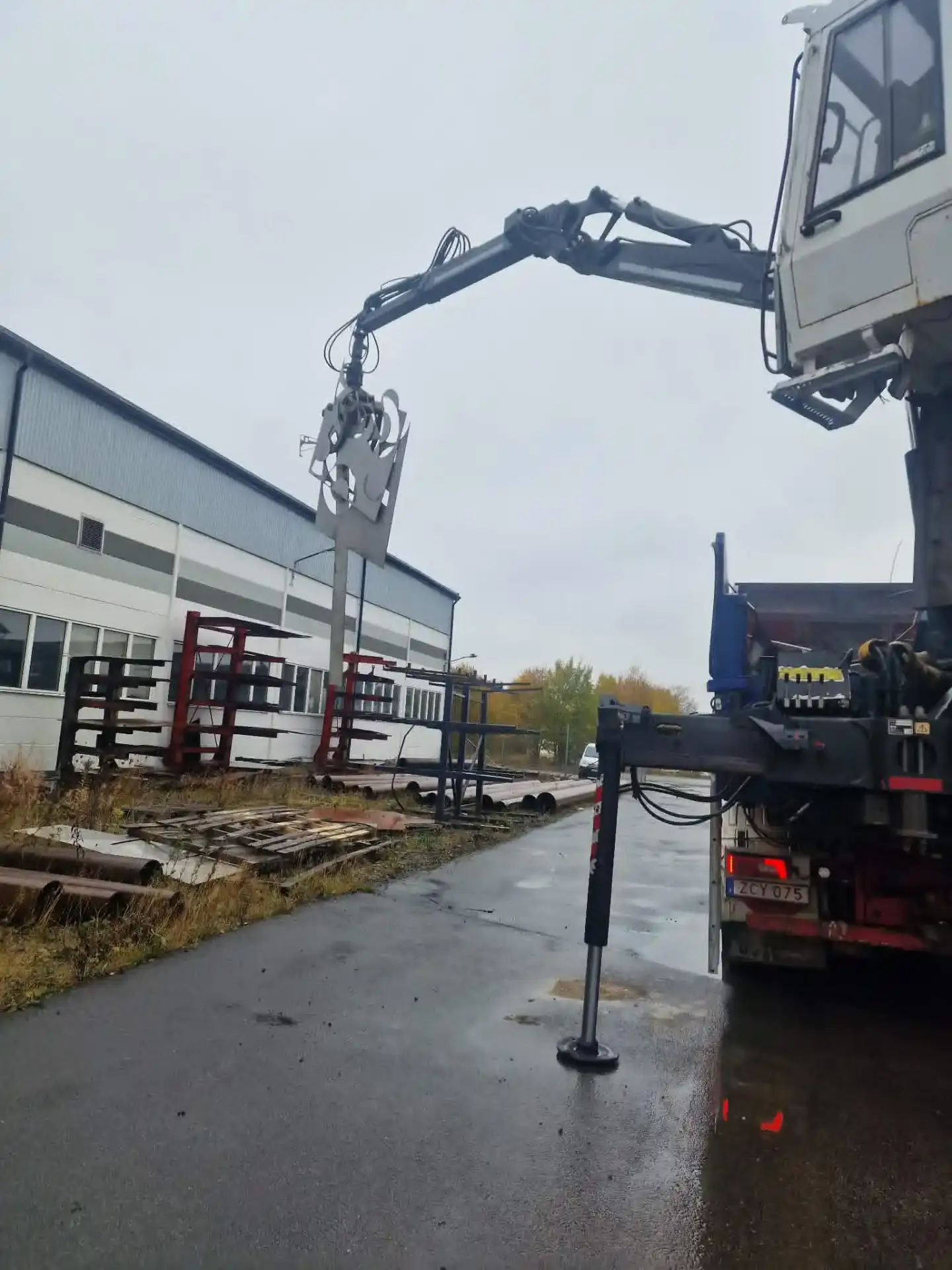 Metallåtervinning i arbete